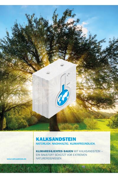 Kalksandstein - Folder Klimaresilienz