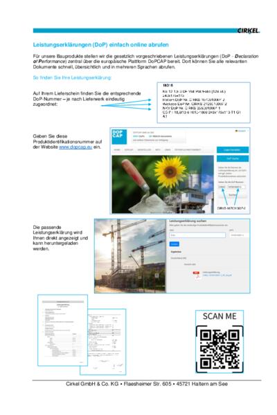 Leistungserklärungen