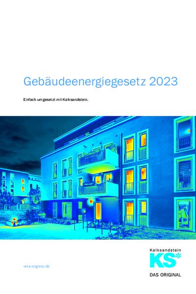 Kalksandstein - Gebäudeenergiegesetz 2023 (GEG)