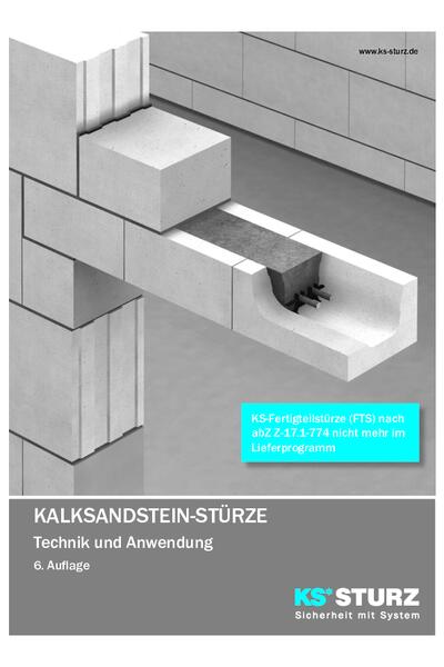 KS* Kalksandstein-Stürze