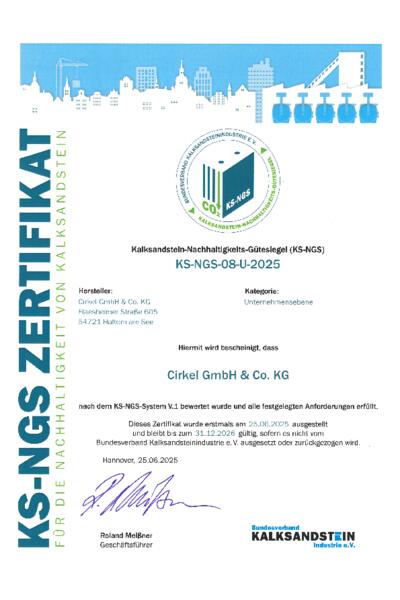 KS-NGS-Zertifikat Unternehmen