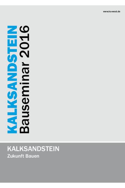 Kalksandstein Bauseminar 2016