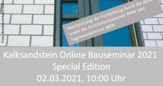 Bauseminar 2021 Special Edition im Westen am 02.03.2021