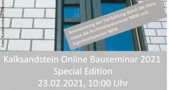 Bauseminar 2021 Special Edition im Westen am 23.02.2021