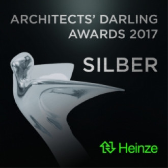 KS* ist Preisträger des Architects´ Darling 2017 in Silber.