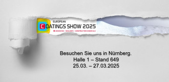 SAVE THE DATE - European Coatings Show in Nürnberg