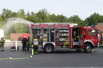 Feuerwehreinsatz auf unserem Betriebsgelände in Emsdetten 